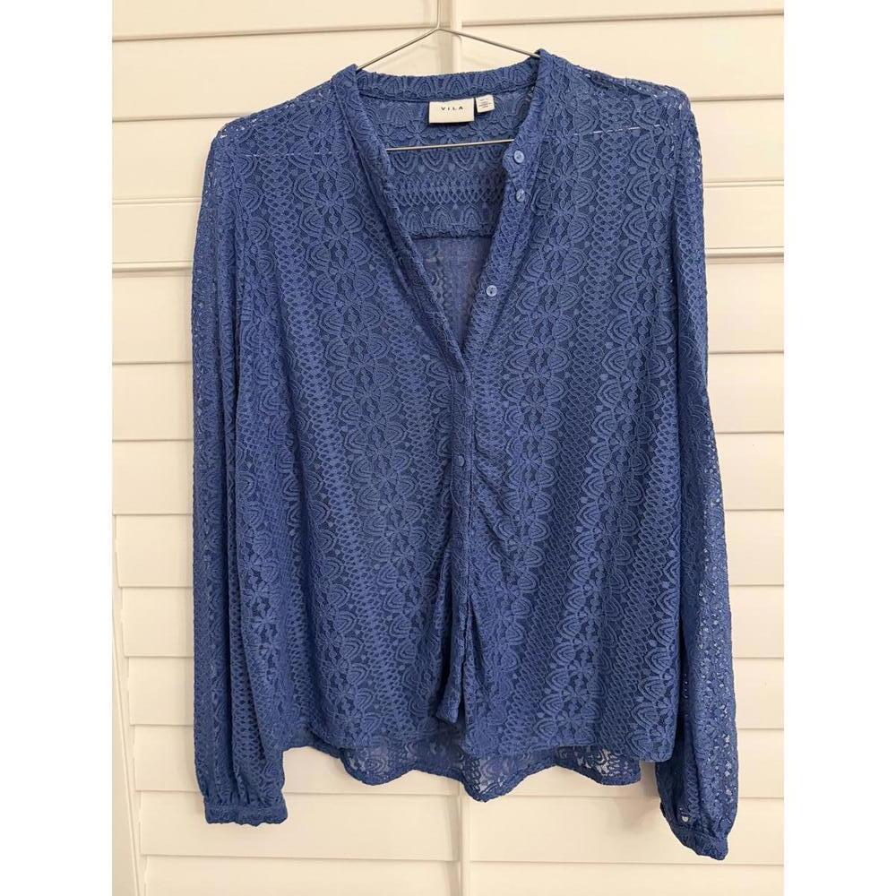 VILA lace‎ Long sleeve shirt size L - Picture 2 of 7